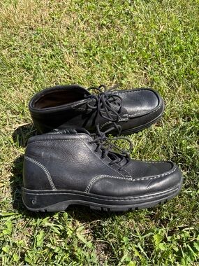 Red Wing Men's Black Leather Lace-Up Ankle Shoes Size 8